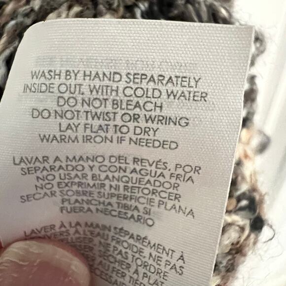 CAbi Ritz Knit Tweed Double Breasted Blazer Jacket Sweater Size M Career Button - Picture 7 of 13